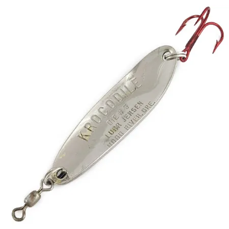 Luhr Jensen Krocodile #3, нікель, 14 г, блесна коливалка (колебалка) #17565