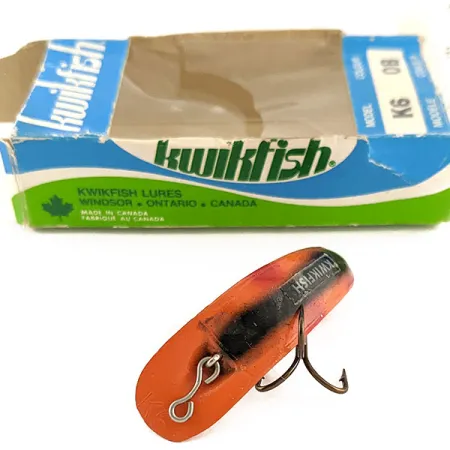 Helin Tackle Kwikfish K6, Червоний OB, 2,5 г, воблер #17567