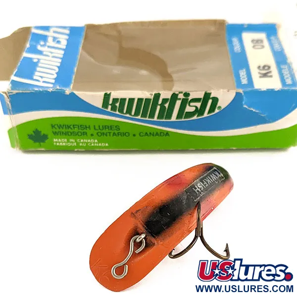 Helin Tackle Kwikfish K6, Червоний OB, 2,5 г, воблер #17567