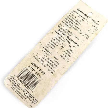 L&S Bait Mirro lure MirrOlure S20MR Suspending Twitchbait, 14 г, воблер #17568