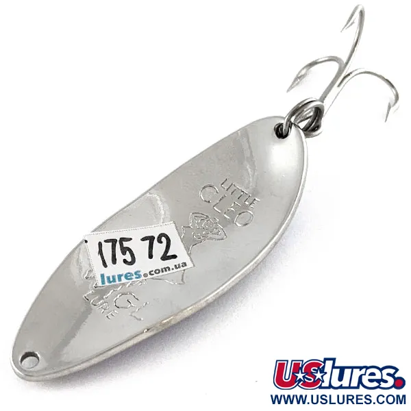 Seneca Little Cleo (Hula Girl), нікель/синій, 14 г, блесна коливалка (колебалка) #17572