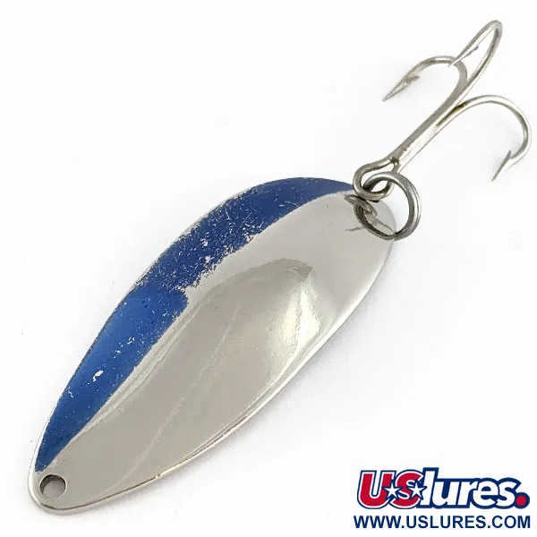 Seneca Little Cleo (Hula Girl), нікель/синій, 14 г, блесна коливалка (колебалка) #17572