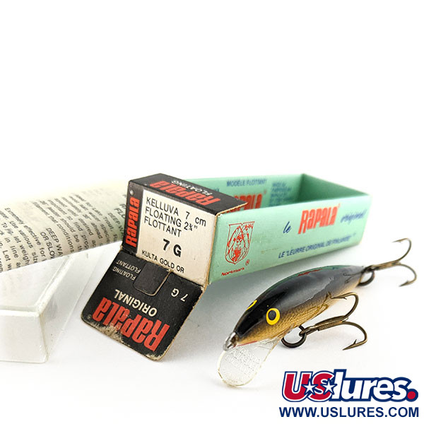  Rapala Original Floater F7 (Finland), G (Gold), 4 г, воблер #17593