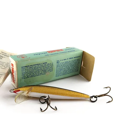 Rapala Original Floater F7 (Finland), G (Gold), 4 г, воблер #17593
