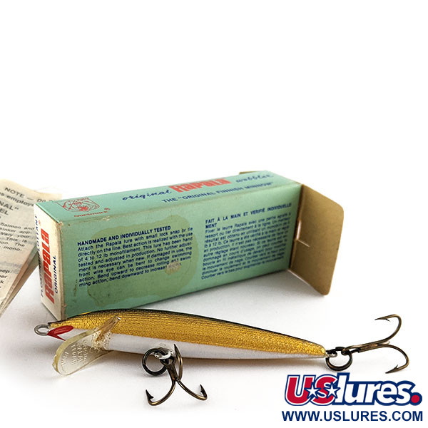  Rapala Original Floater F7 (Finland), G (Gold), 4 г, воблер #17593