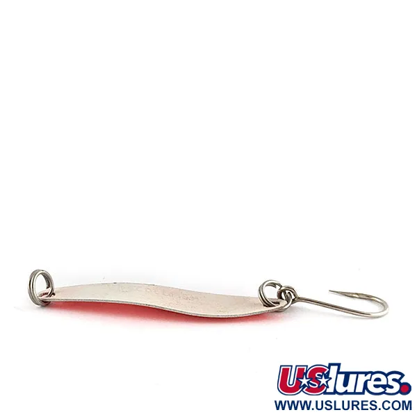 Luhr Jensen Needle fish 2 UV (світиться в ультрафіолеті), Білий/оранжевий UV, 3 г, блесна коливалка (колебалка) #17598