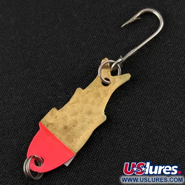 Shoff's Triple Teazer, латунь/червоний УФ, 1,1 г, блесна коливалка (колебалка) #17599