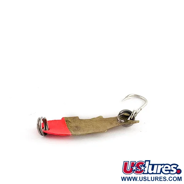 Shoff's Triple Teazer, латунь/червоний УФ, 1,1 г, блесна коливалка (колебалка) #17599