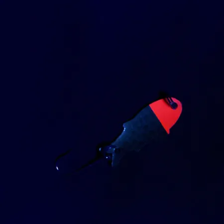 Shoff's Triple Teazer, латунь/червоний УФ, 1,1 г, блесна коливалка (колебалка) #17599