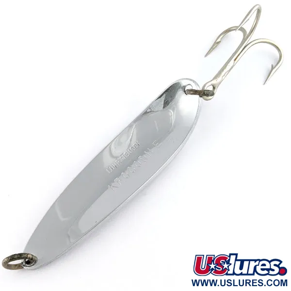 Luhr Jensen Krocodile #5, нікель, 28 г, блесна коливалка (колебалка) #17615