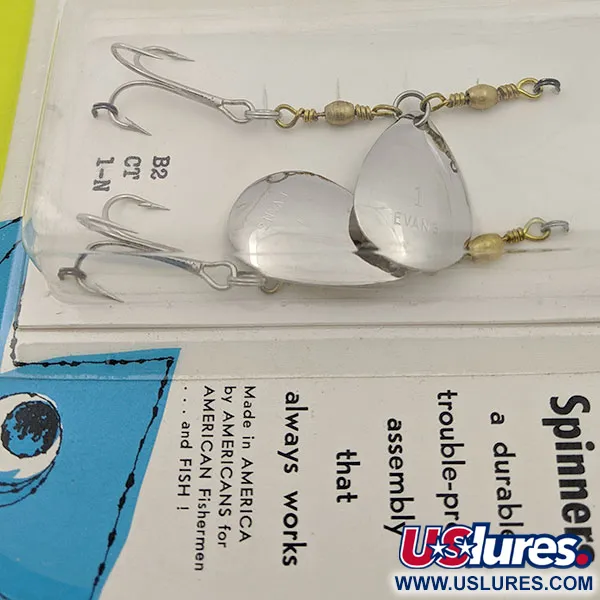 Glen Evans Colorado Spinner 1, нікель, 5 г, блешня оберталка (вертушка) #17641