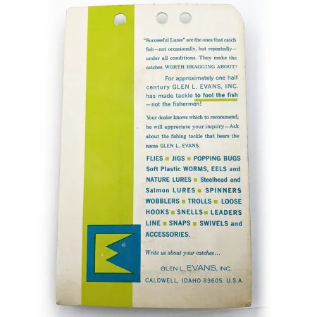 Glen Evans Colorado Spinner 1, Нікель/мідь, 5 г, блешня оберталка (вертушка) #17890