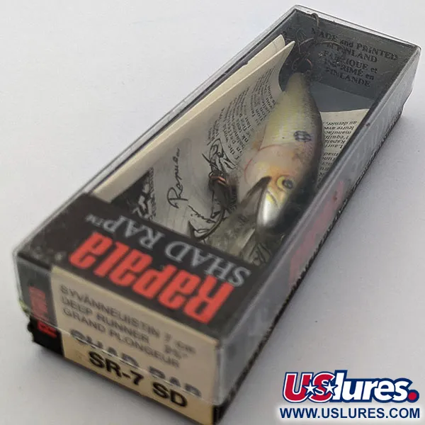 Rapala Shad Rap Deep Runner 07, SD, 8 г, воблер #17659
