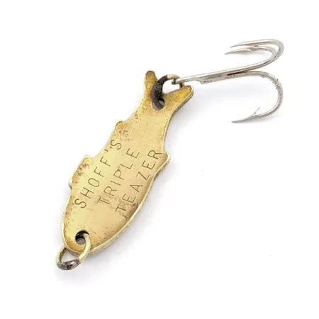 Shoff's Triple Teazer, латунь, 3,5 г, блесна коливалка (колебалка) #17679