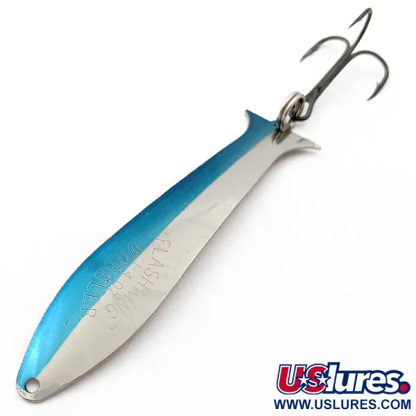  Acme Flash-King Wobbler, нікель/синій, 7 г, блесна коливалка (колебалка) #17680