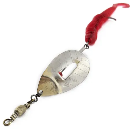 Pflueger June Bug, нікель/золото/червоний, 7 г, блешня оберталка (вертушка) #17775