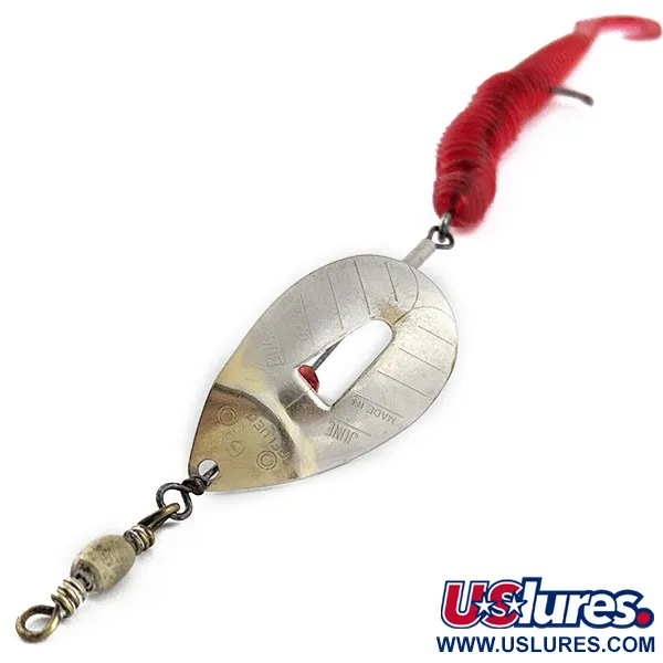 Pflueger June Bug, нікель/золото/червоний, 7 г, блешня оберталка (вертушка) #17775