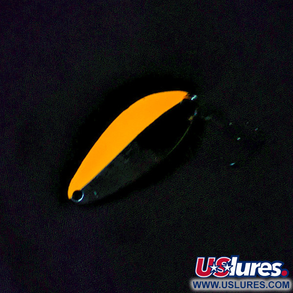  Acme Little Cleo UV (світиться в ультрафіолеті), нікель/помаранчевий, 7 г, блесна коливалка (колебалка) #17813