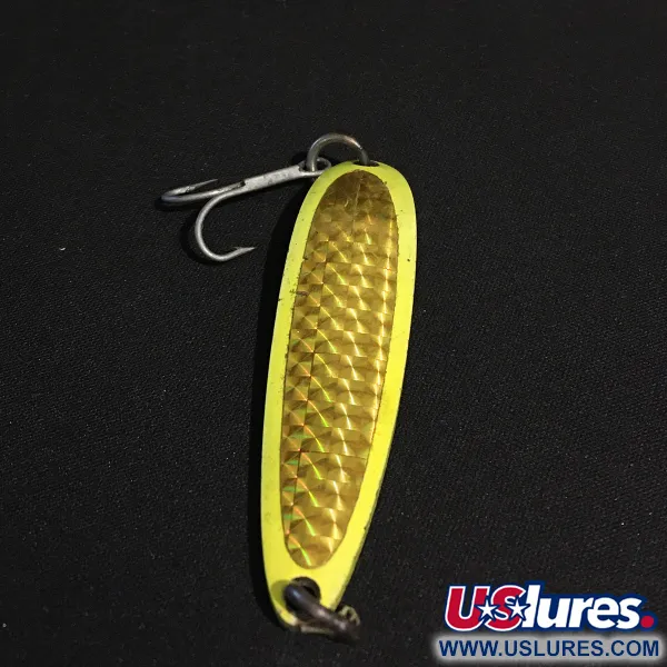 Luhr Jensen Krocodile #4, Жовтий, 19 г, блесна коливалка (колебалка) #17860