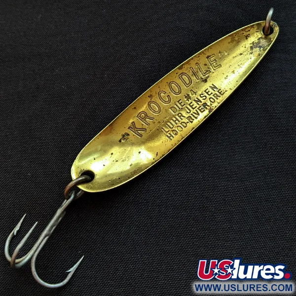 Luhr Jensen Krocodile #4, Frog, 14 г, блесна коливалка (колебалка) #17872