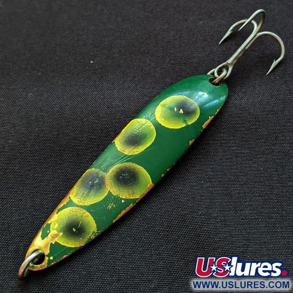 Luhr Jensen Krocodile #4, Frog, 14 г, блесна коливалка (колебалка) #17872