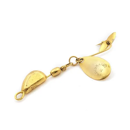 Hildebrandt Spinners Hildebrandt's Gold Nugget Twin Spin, Золото, 5,7 г, блешня оберталка (вертушка) #17906