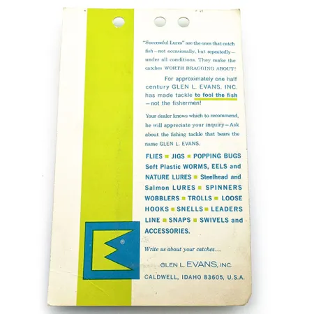 Glen Evans Colorado Spinner 2/0, блешня оберталка (вертушка) #17907