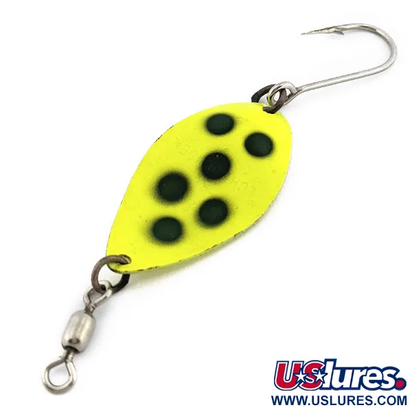  Luhr Jensen Manistee 3, Жовтий, 9 г, блесна коливалка (колебалка) #17922