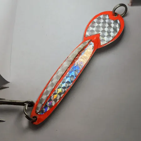 Glen Evans Loco 5, Нікель/червоний, 28 г, блесна коливалка (колебалка) #17923