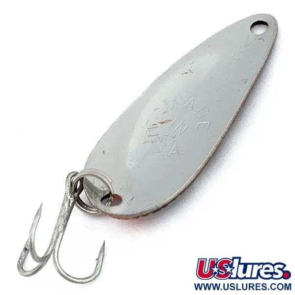 Worth Chippewa Steel Spoon, Чорний/червоний/нікель, 6 г, блесна коливалка (колебалка) #17927