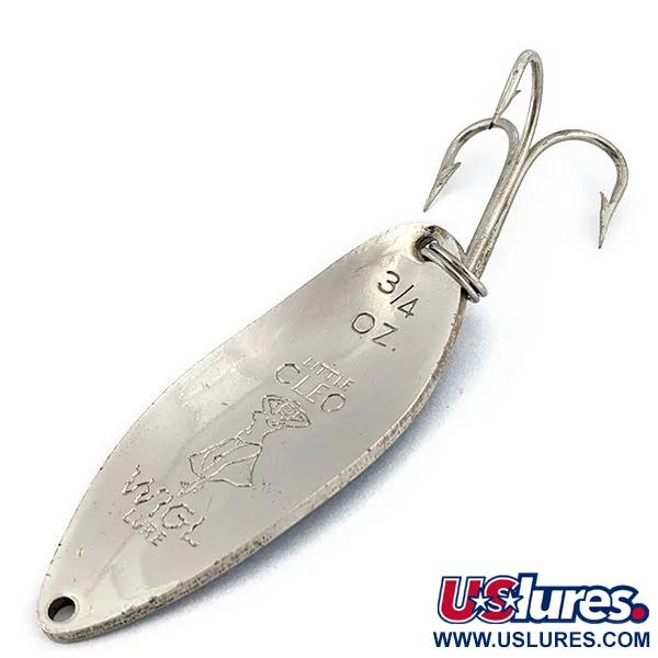 Seneca Little Cleo (Hula Girl), Нікель/синій, 21 г, блесна коливалка (колебалка) #17928