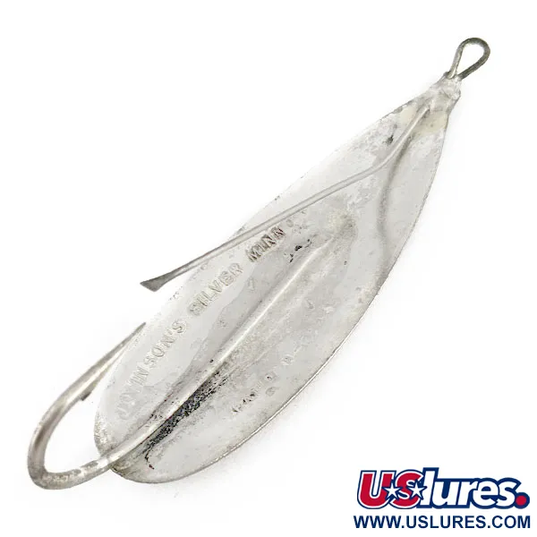  Незачіпляйка Johnson Silver Minnow, Нікель, 21 г, блесна коливалка (колебалка) #17952