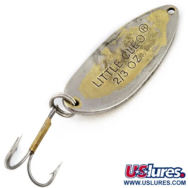 Acme Little Cleo, Нікель/золото, 18 г, блесна коливалка (колебалка) #17953