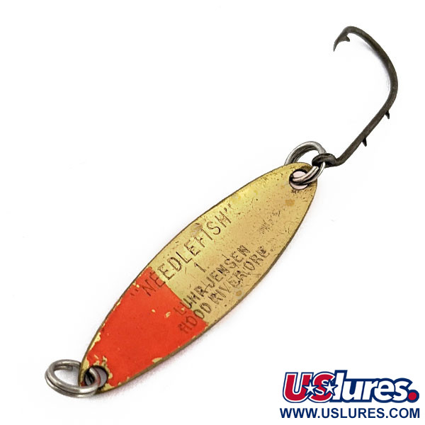 Luhr Jensen Needlefish 1, Золото/червоний, 2 г, блесна коливалка (колебалка) #17954