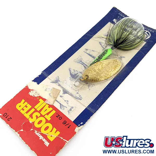 Yakima Bait Worden’s Original Rooster Tail, Золото, 4,7 г, блесна коливалка (колебалка) #17962