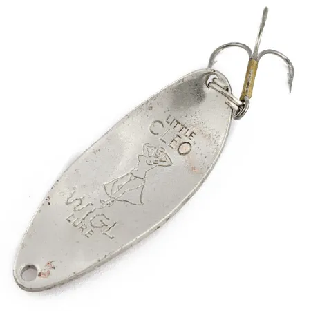 Seneca Little Cleo (Hula Girl), Нікель/червоний, 14 г, блесна коливалка (колебалка) #17969