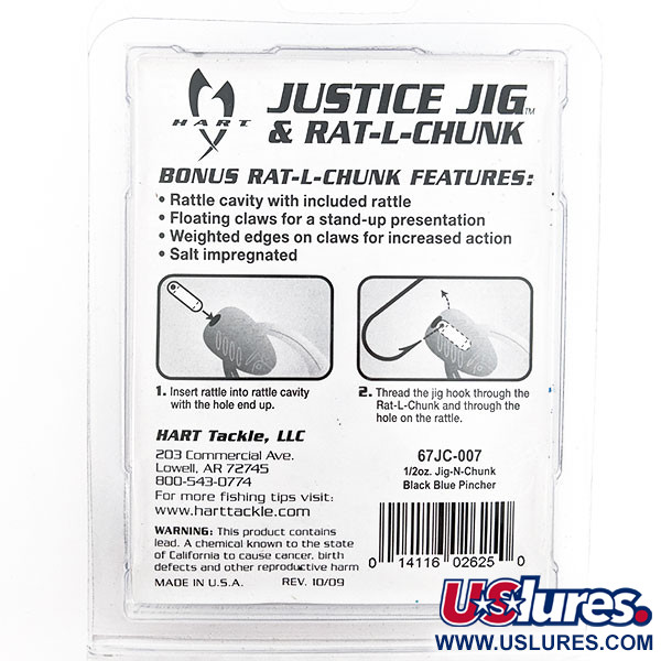 Hart Justice Jig-N-Chunk