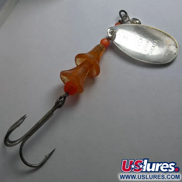 Lucky Strike Coffe Spoon, Нікель/червоний, 5 г, блешня оберталка (вертушка) #17977