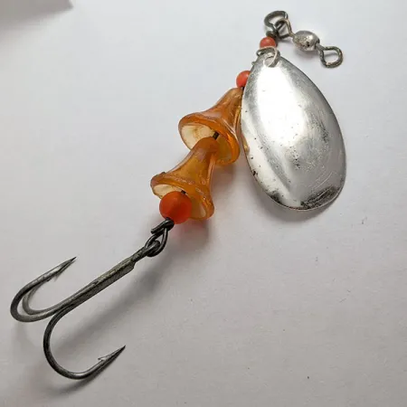 Lucky Strike Coffe Spoon, Нікель/червоний, 5 г, блешня оберталка (вертушка) #17977