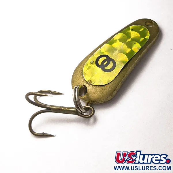 Grassl's Double OO wobbler, Латунь, 9 г, блесна коливалка (колебалка) #17990