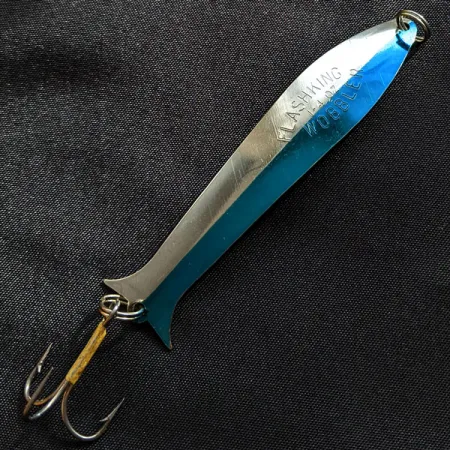 Acme Flash-King Wobbler, Нікель/синій, 7 г, блесна коливалка (колебалка) #17992