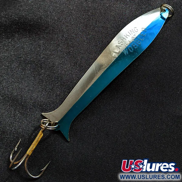 Acme Flash-King Wobbler, Нікель/синій, 7 г, блесна коливалка (колебалка) #17992