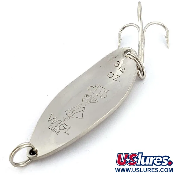 Seneca Little Cleo (Hula Girl), нікель/червоний, 21 г, блесна коливалка (колебалка) #18014