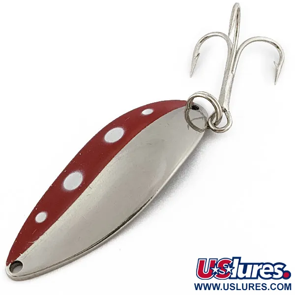 Seneca Little Cleo (Hula Girl), Червоний/білий/нікель, 21 г, блесна коливалка (колебалка) #18032