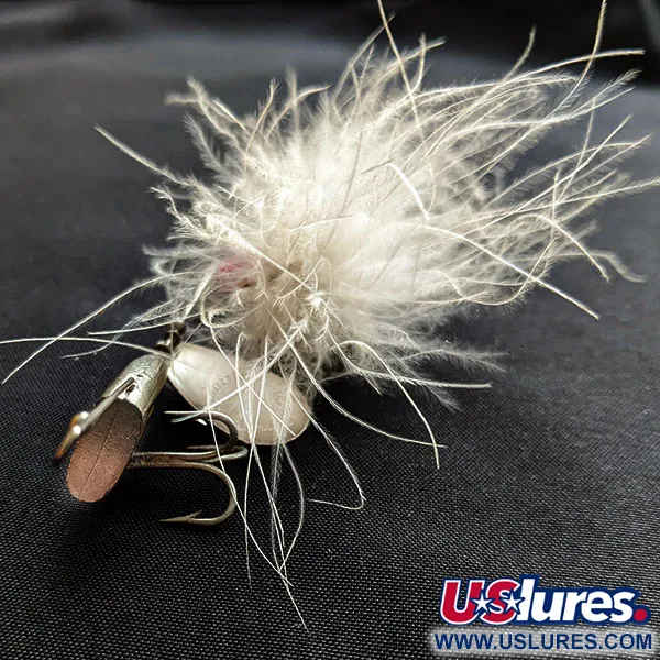 Uncle Josh Marabou Spinrite, Нікель, 9 г, блесна коливалка (колебалка) #18051