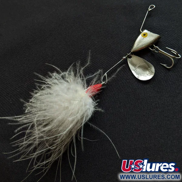 Uncle Josh Marabou Spinrite, Нікель, 9 г, блесна коливалка (колебалка) #18051