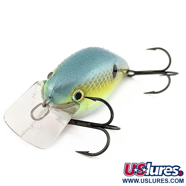  Strike King KVD Silent square bill, Chartreuse Sexy Shad, 12 г, воблер #19626