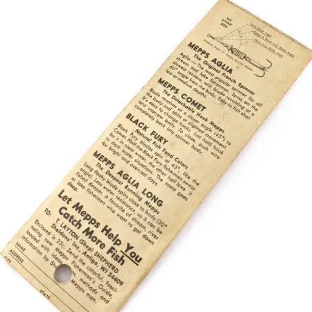 Mepps Black Fury 1 Dressed (білячий хвіст), 3,6 г, блешня оберталка (вертушка) #18122