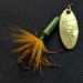 Yakima Bait Worden’s Original Rooster Tail, золото, 3,6 г, блешня оберталка (вертушка) #18130