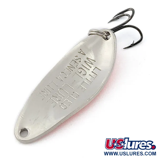 Little Cleo Seneca, нікель/помаранчевий, 7 г, блесна коливалка (колебалка) #18181